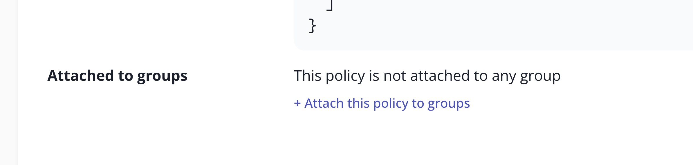 Attach to groups link