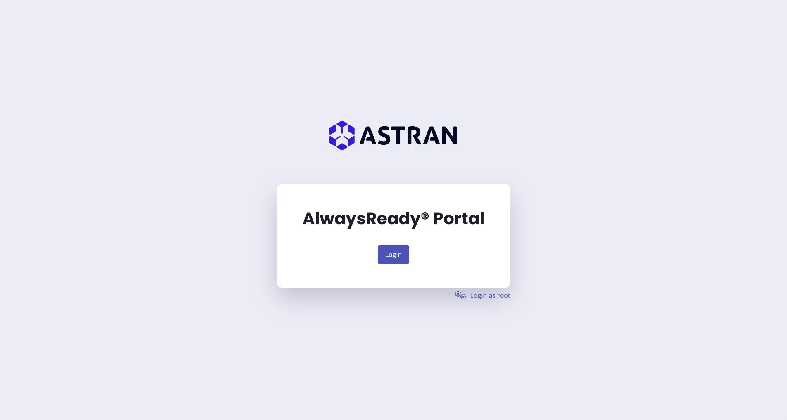 AlwaysReady® Portal Login