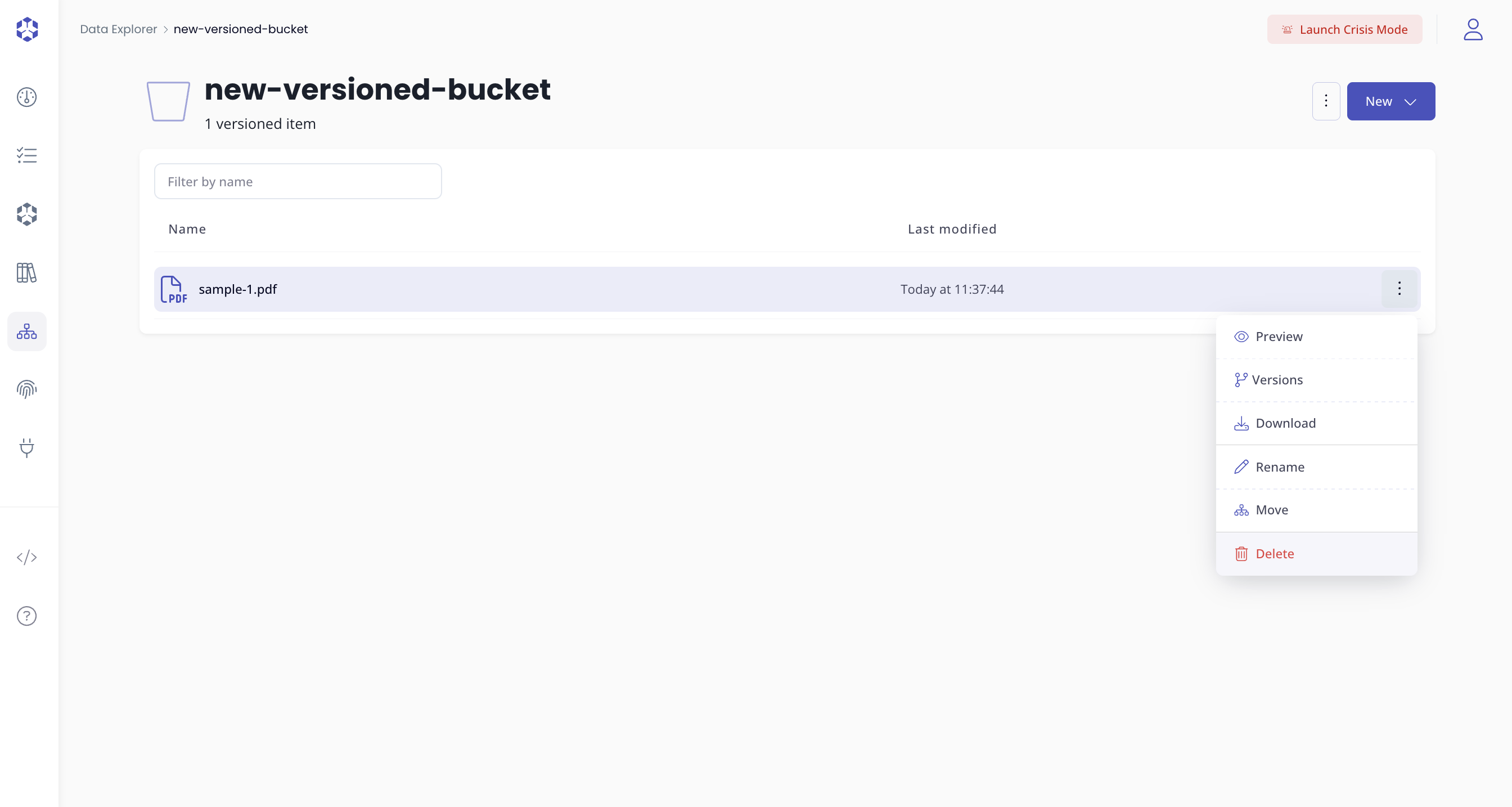 Delete the Sample-1.pdf object
