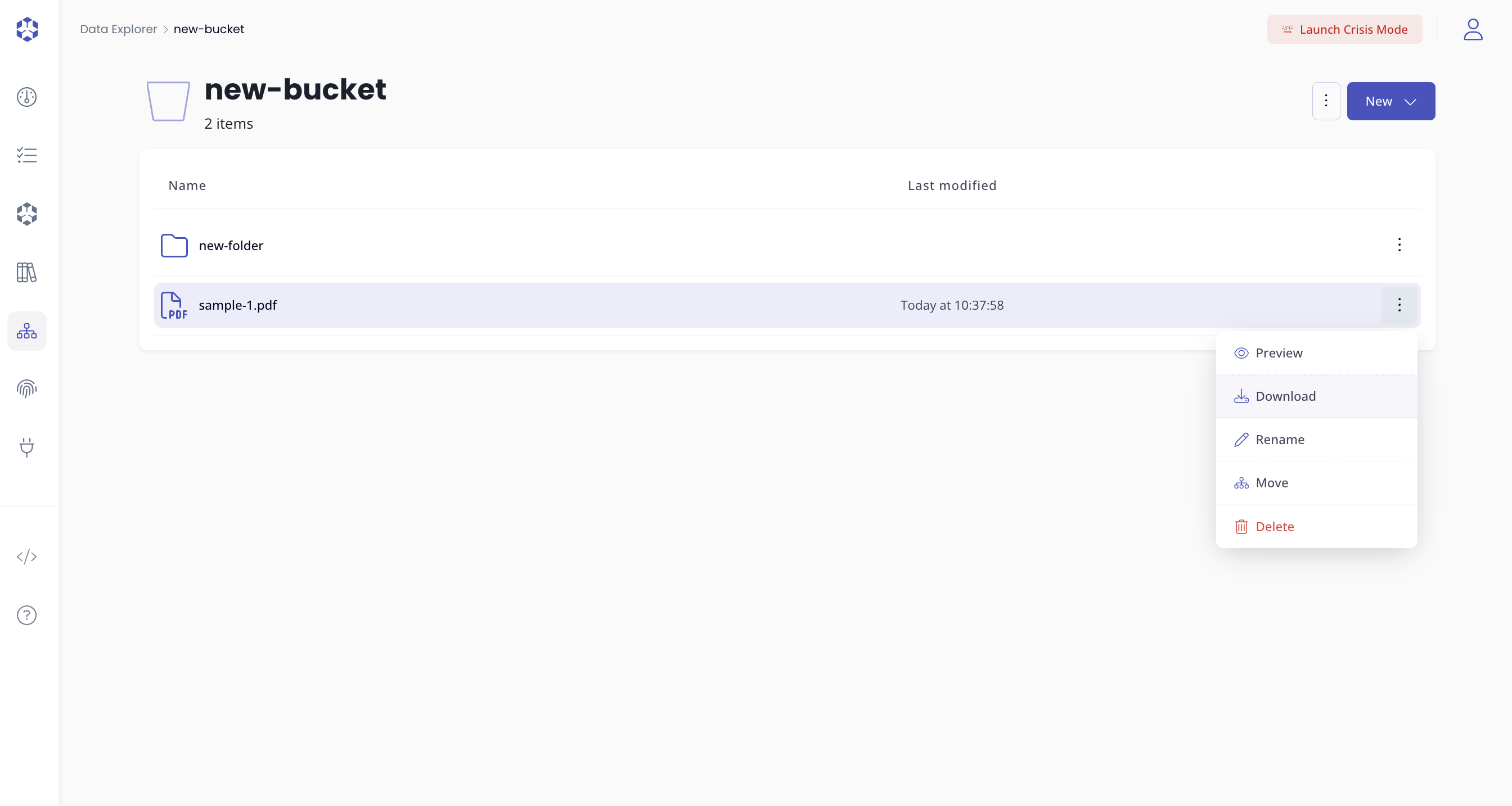 Download file action