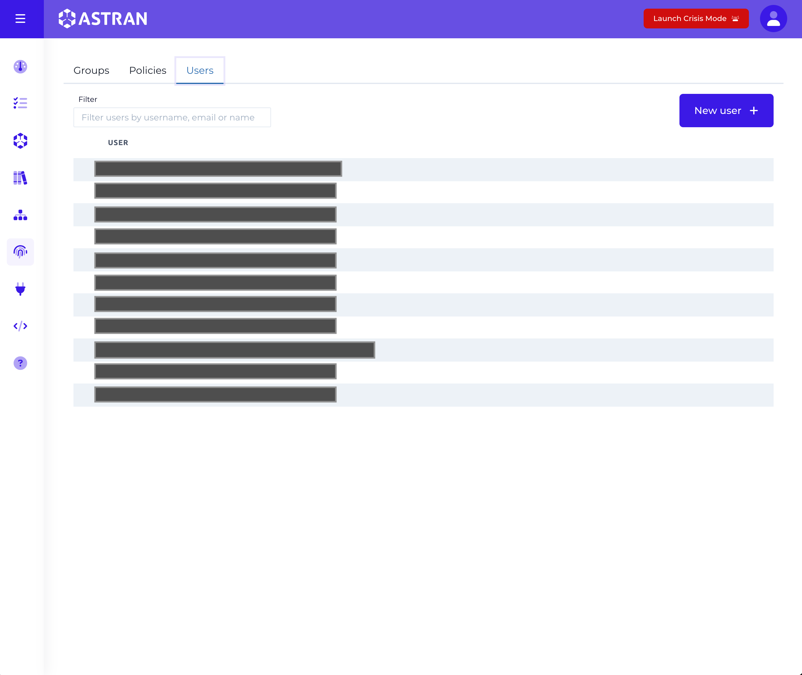 User list