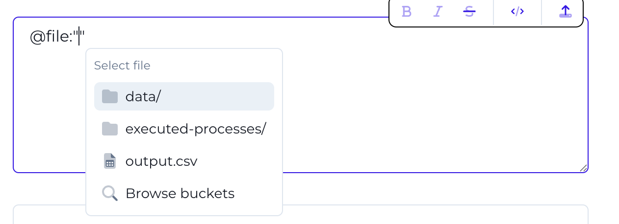 Smart selector