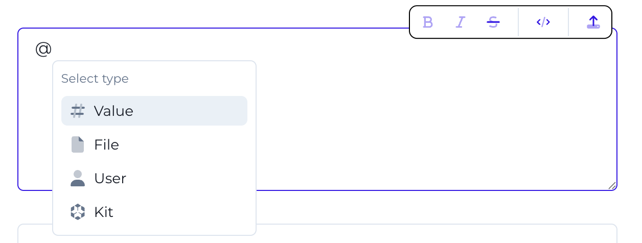 Smart selector